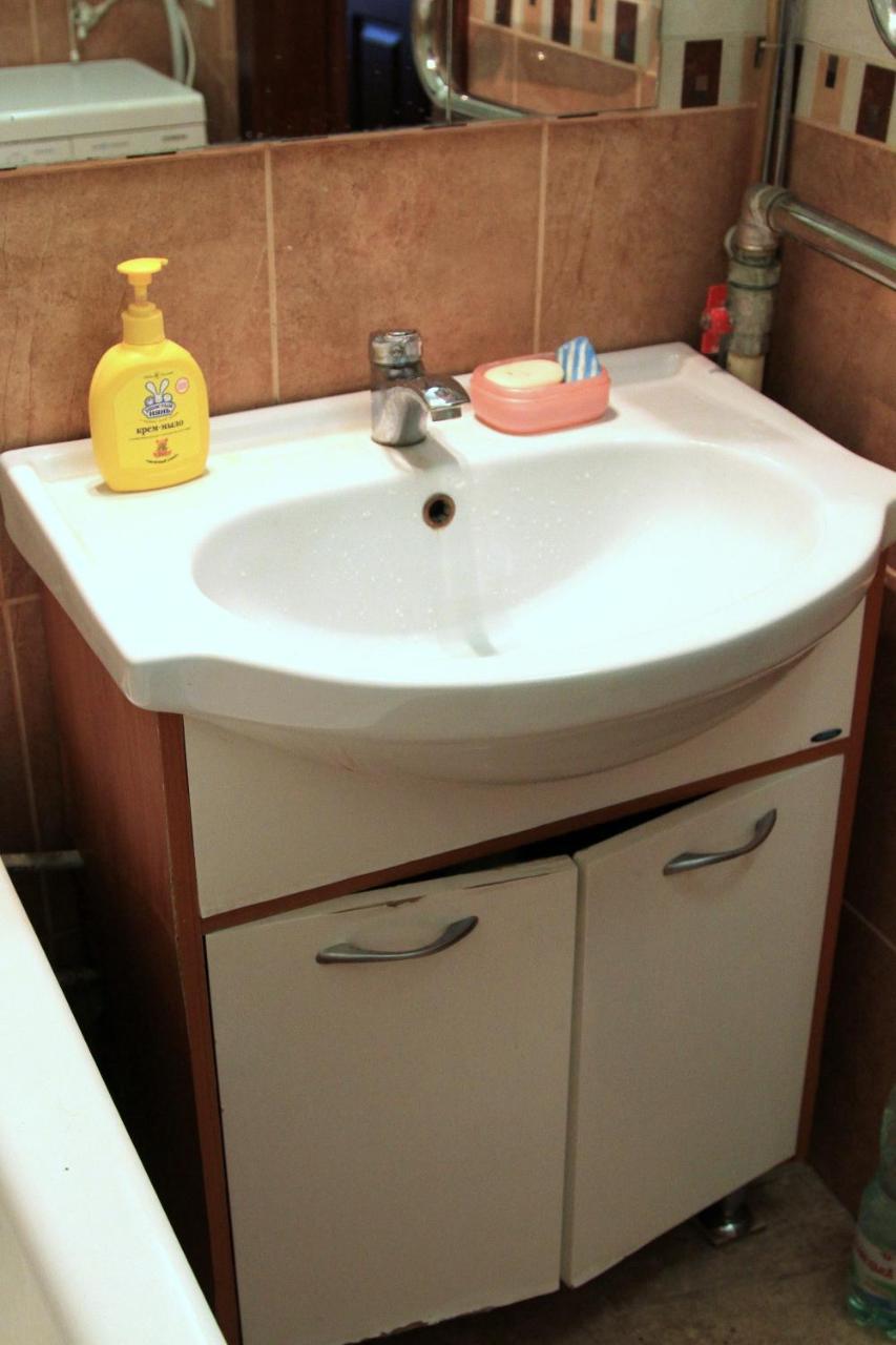 Apartment Near Metro Akademgorodok Kiev Dış mekan fotoğraf